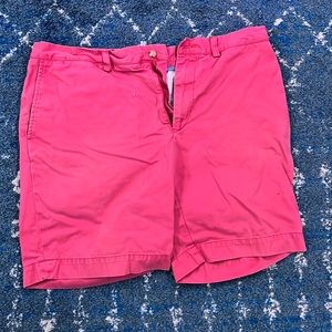 Mens polo Ralph Lauren khaki shorts salmon pink size 36